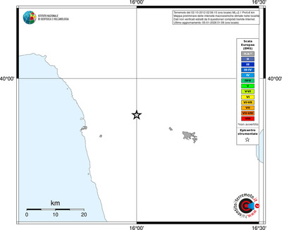 Mappa EMS - territori località