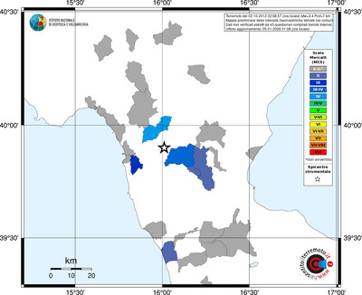 Mappa MCS - territori comuni