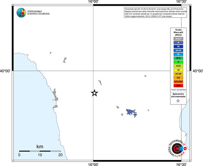 Mappa MCS - territori località