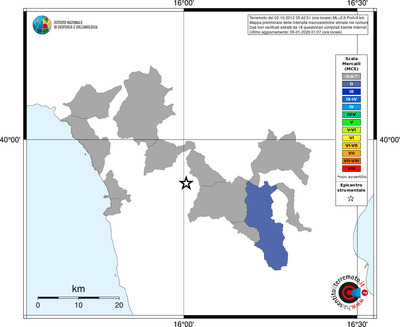 Mappa MCS - territori comuni