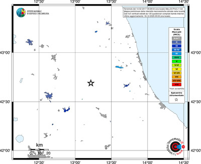 Mappa MCS - territori località