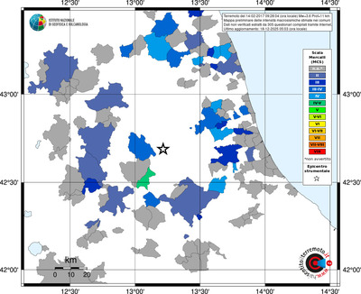 Mappa MCS - territori comuni