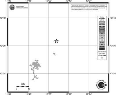 Mappa EMS - territori località