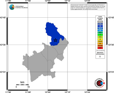 Mappa EMS - territori comuni