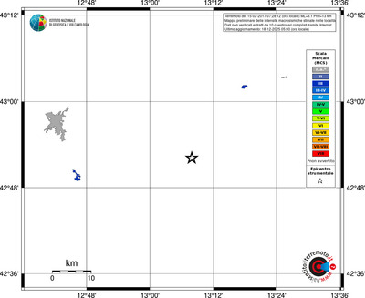 Mappa MCS - territori località