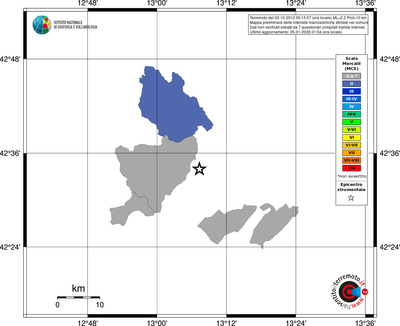 Mappa MCS - territori comuni