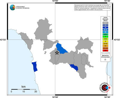 Mappa MCS - territori comuni