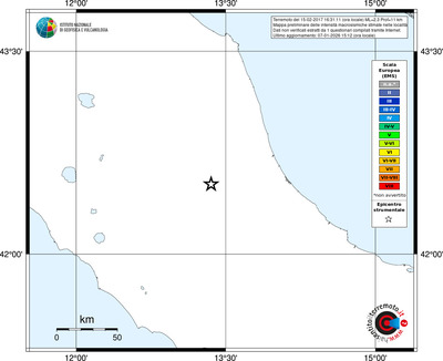 Mappa EMS - territori località