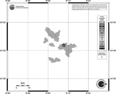 Mappa EMS - territori comuni