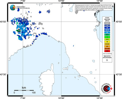 Mappa MCS - territori comuni