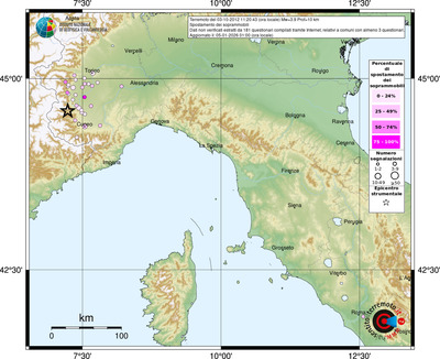 Mappa comuni con almeno 3 questionari