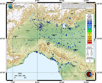 Mappa EMS - località