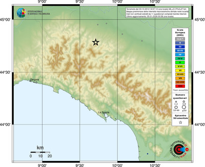 Mappa EMS - località