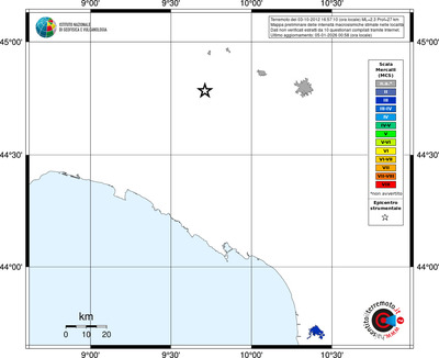 Mappa MCS - territori località