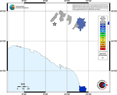Mappa MCS - territori comuni