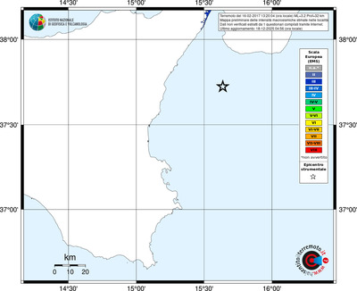 Mappa EMS - territori località