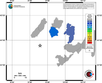 Mappa MCS - territori comuni