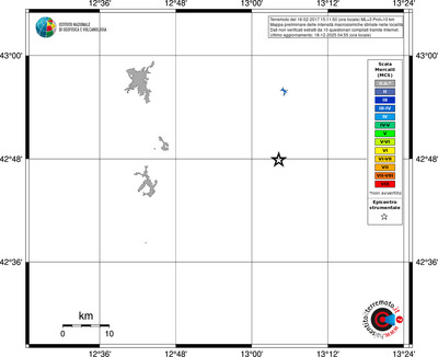 Mappa MCS - territori località