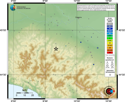 Mappa EMS - comuni