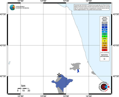 Mappa MCS - territori comuni