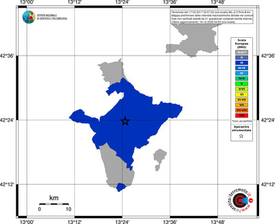 Mappa EMS - territori comuni