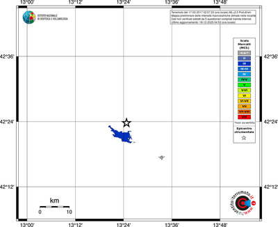 Mappa MCS - territori località