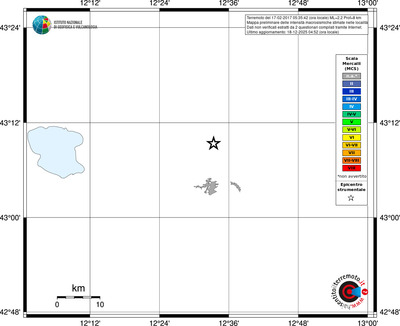 Mappa MCS - territori località