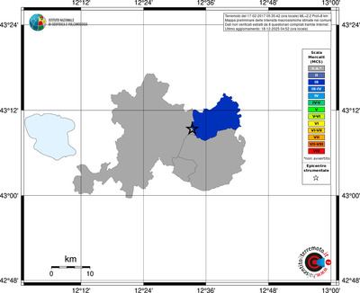 Mappa MCS - territori comuni