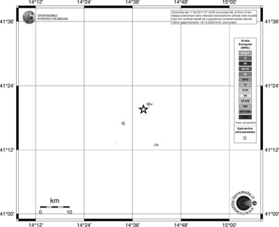 Mappa EMS - territori località