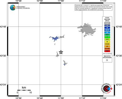 Mappa MCS - territori località