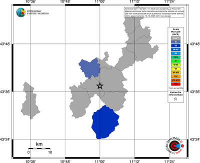 Mappa MCS - territori comuni