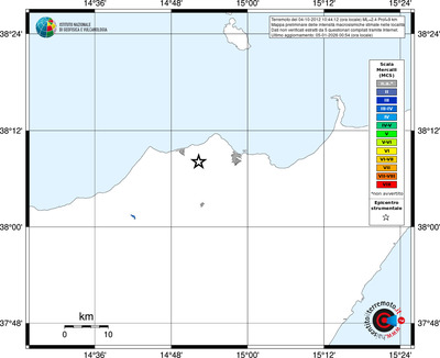 Mappa MCS - territori località