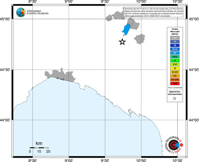 Mappa MCS - territori comuni