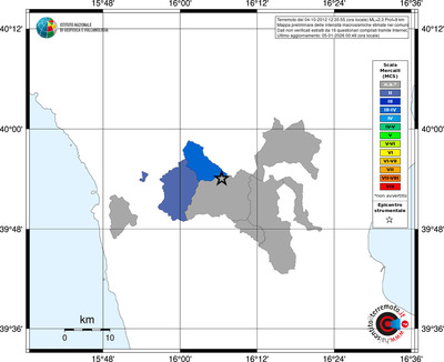 Mappa MCS - territori comuni