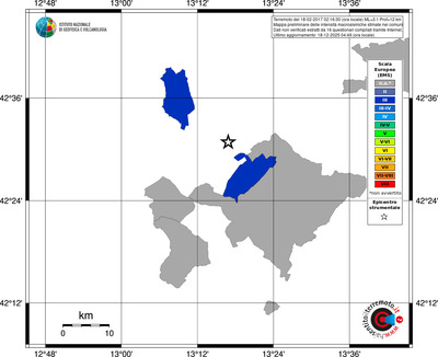 Mappa EMS - territori comuni