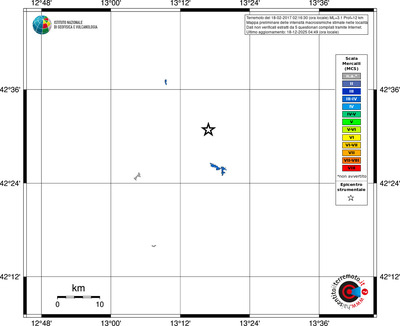 Mappa MCS - territori località