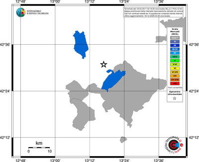 Mappa MCS - territori comuni