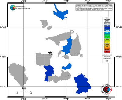 Mappa MCS - territori comuni