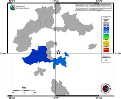 Mappa EMS - territori comuni