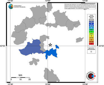 Mappa MCS - territori comuni