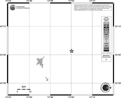 Mappa MCS - territori località