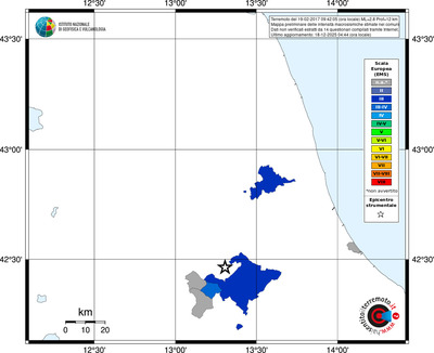 Mappa EMS - territori comuni