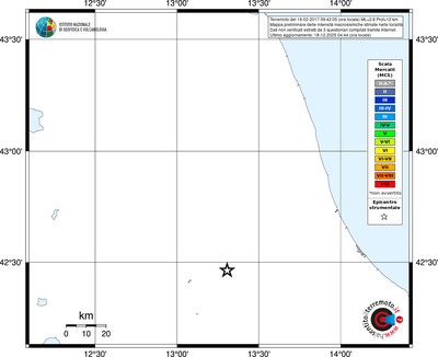 Mappa MCS - territori località