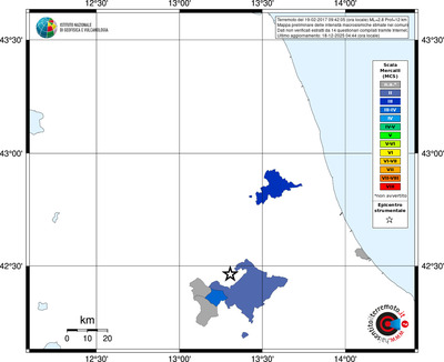 Mappa MCS - territori comuni