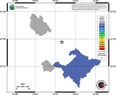 Mappa MCS - territori comuni