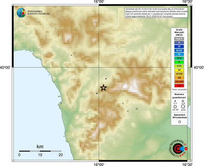 Mappa MCS - località