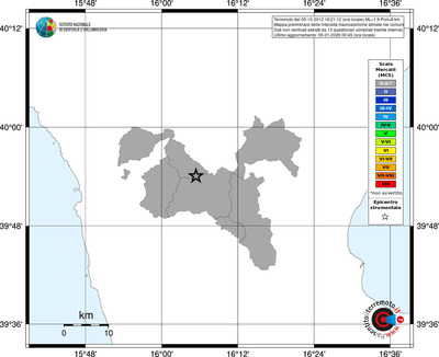 Mappa MCS - territori comuni