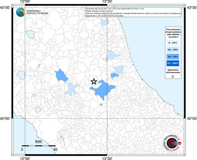 Mappa territorio comunale con almeno 3 questionari