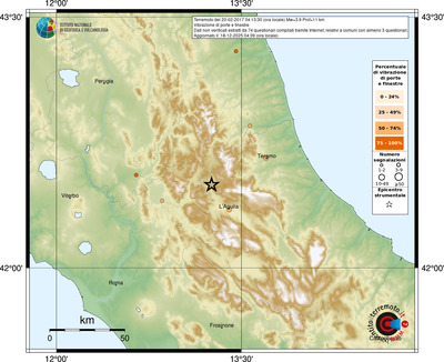 Mappa comuni con almeno 3 questionari