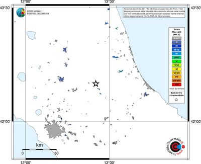 Mappa MCS - territori località